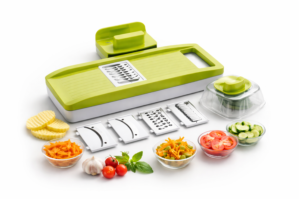 6-in-1 Smart Kitchen Slicer | Chop, Slice & Grate in Seconds