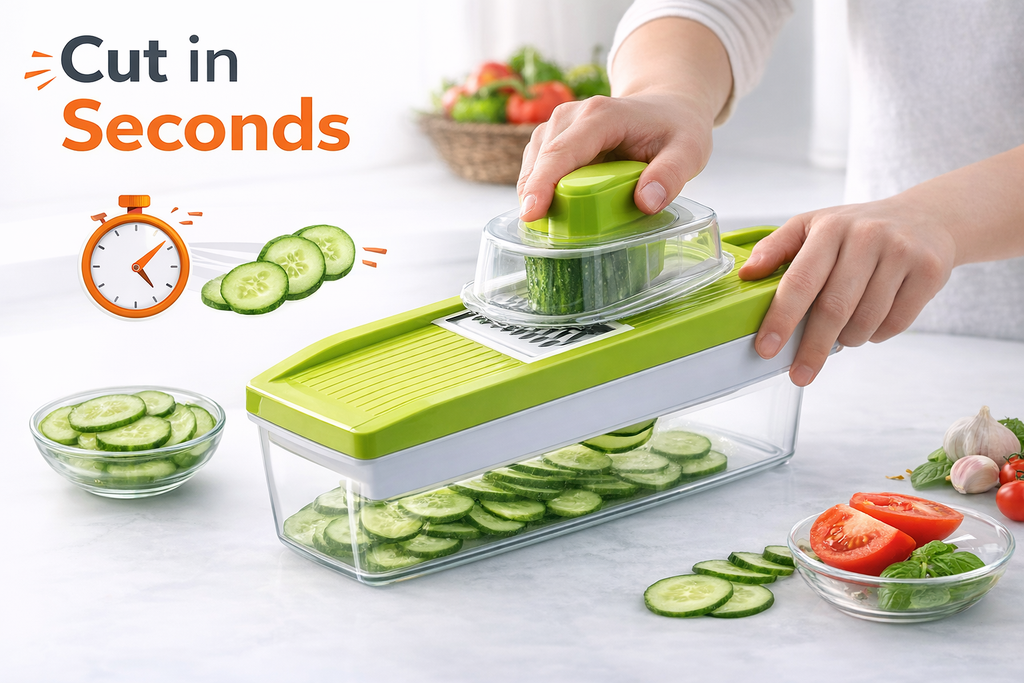 6-in-1 Smart Kitchen Slicer | Chop, Slice & Grate in Seconds